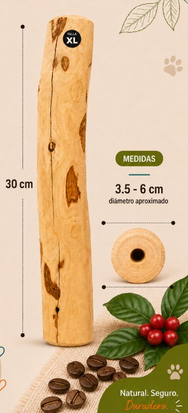 Pack x 3 Huesos madera de cafe - Image 6