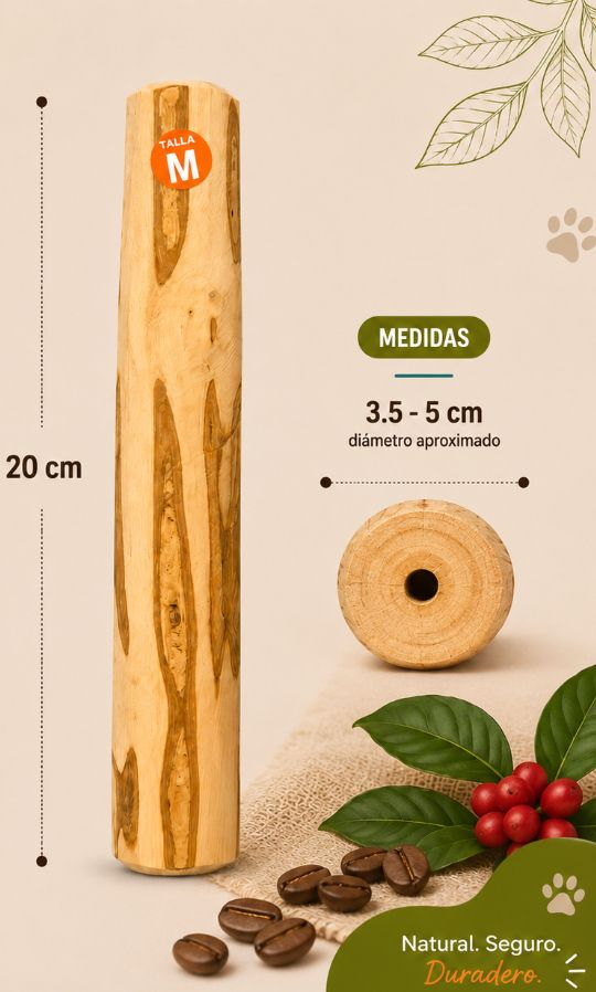 Pack x 3 Huesos madera de cafe - Image 4